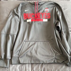 Nike Gray Ohio State Buckeyes Hoodie